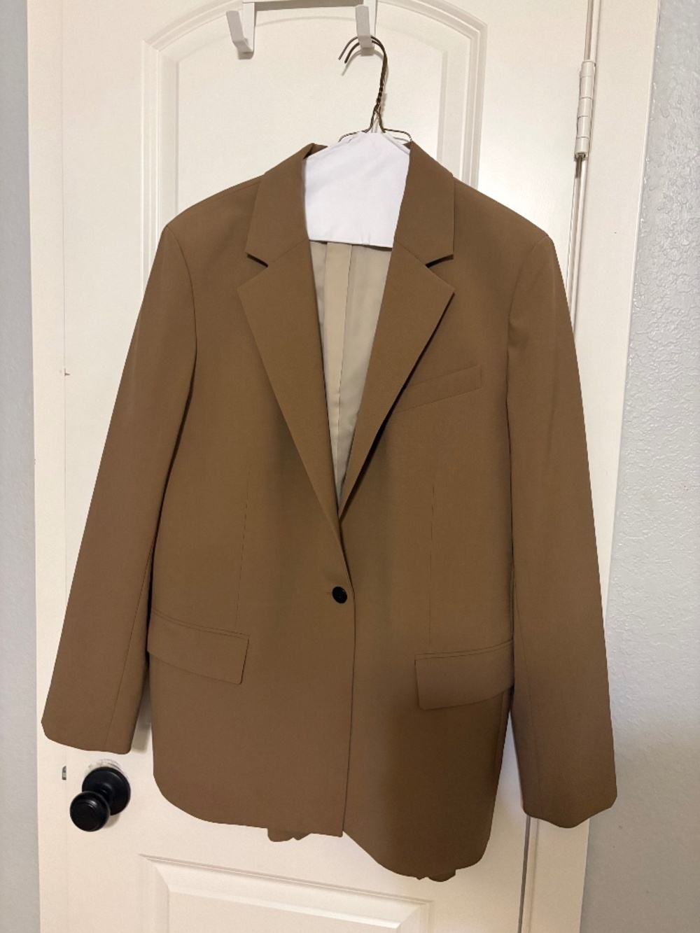 Theory Women’s Blazer Suit Jacket Camel / Tan Size 8